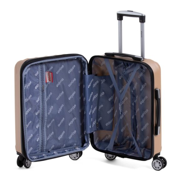 DEJUNO 20in Camden Scratch Resistant Hardside Carry-on Spinner - Champagne - Picture 5 of 6